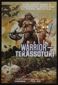 5y141 IRONMASTER Finnish '83 Umberto Lenzi's La Guerra del ferro - Ironmaster, sexy art by Casaro!