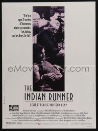 5y798 INDIAN RUNNER French 15x20 '91 directed by Sean Penn, David Morse, Viggo Mortensen!