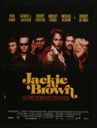 5y801 JACKIE BROWN French 16x21 '98 Quentin Tarantino, Pam Grier, Samuel L. Jackson, De Niro!