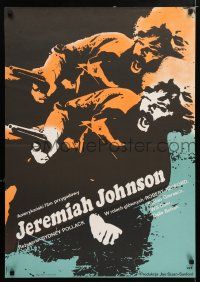 5y341 JEREMIAH JOHNSON Polish 23x33 '74 different Neugebauer art of Robert Redford, Sydney Pollack