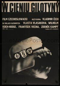 5y345 KEY Polish 22x33 '72 Klic, WWII, Frantisek Vicena, Erol art of Nazi skull helmet creature!