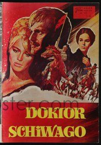 6d336 DOCTOR ZHIVAGO Austrian program R76 Omar Sharif, Julie Christie, David Lean epic, different!