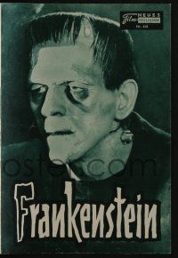 6d342 FRANKENSTEIN Austrian program R57 many different images of Boris Karloff as the monster!