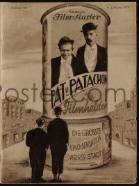 6d090 FILMENS HELTE German program '28 Lau Lauritzen's The Film's Heroes, great images!