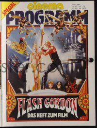 6d091 FLASH GORDON German program '81 Sam Jones, Von Sydow, Ornella Muti, great different images!