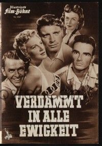 6d098 FROM HERE TO ETERNITY German program '54 Lancaster, Kerr, Sinatra, Reed, Clift, different!