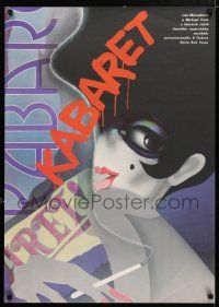 6z103 CABARET Czech 23x32 1989 best different Bartosova art of smoking Liza Minnelli!