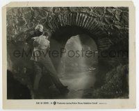 7m097 39 STEPS 8x10 still '35 Madeleine Carroll & Robert Donat hide from police under bridge!