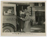 7m098 39 STEPS 8x10 still '35 Robert Donat & Lucie Mannheim go on streetcar to avoid followers!