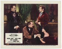 7m085 TALES OF TERROR color English 8x10 still '62 Vincent Price, Basil Rathbone, Debra Paget!