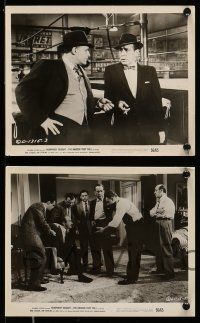 8h874 HARDER THEY FALL 4 8x10 stills '56 Humphrey Bogart, Rod Steiger, boxing classic!