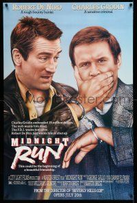 8j123 MIDNIGHT RUN half subway '88 Robert De Niro with Charles Grodin who stole $15 million!