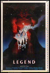 8k430 LEGEND printer's test 1sh '86 Tom Cruise, Sara, Curry Ridley Scott, Alvin fantasy art!