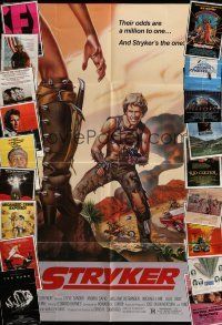 9m118 LOT OF 41 FOLDED ONE-SHEETS '80s great images from a variety of different movies!