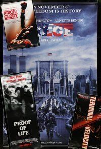 9m227 LOT OF 4 VINYL BANNERS '00s The Siege, Terminal Velocity, Price of Glory & Proof of Life!