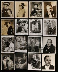 9m270 LOT OF 62 8X10 STILLS '30s-90s a variety of great movie scenes & portraits!