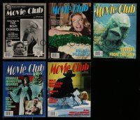 9m085 LOT OF 5 MOVIE CLUB MAGAZINES '90s Killer Plants, Terrors from the Deep, Female Monsters!