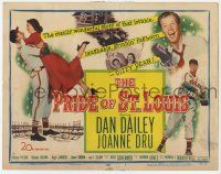 9r310 PRIDE OF ST. LOUIS TC '52 Dan Dailey as Cardinals baseball pitcher Dizzy Dean, Joanne Dru!