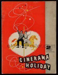 1a251 CINERAMA HOLIDAY souvenir program book '56 you feel like a participating member of the movie!