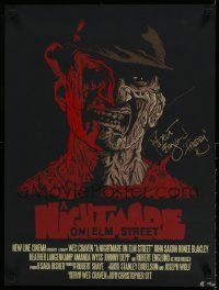 2k099 NIGHTMARE ON ELM STREET signed 18x24 art print '10 by Robert Englund, cool Ott art, 68/200