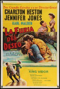 3p955 RUBY GENTRY Argentinean R60s different art of bad girl Jennifer Jones & Charlton Heston!