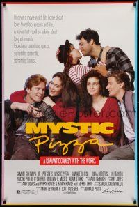 3s267 MYSTIC PIZZA 1sh '88 Annabeth Gish, Julia Roberts, Vincent D'Onofrio & Lili Taylor!