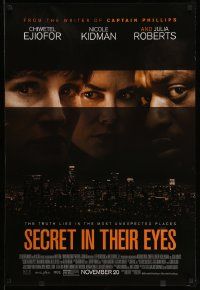 3s569 SECRET IN THEIR EYES advance DS 1sh '15 Ejiofor, Kidman, Roberts, Cole, Norris!