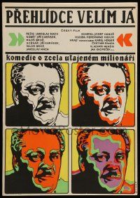 3x171 PREHLIDCE VELIM JA Czech 12x17 '70 Warhol-like art of top star by Ales Lamr!