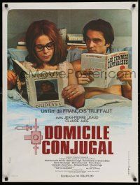 3x445 BED & BOARD French 24x32 '70 Francois Truffaut's Domicile conjugal, Jean-Pierre Leaud