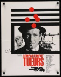 3x522 SLEEPING CAR MURDER French 18x22 '66 Costa-Gavras' Compartiment tueurs, Simone Signoret!