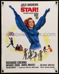 3x524 STAR French 18x23 '69 Robert Wise directed, Grinsson artwork of Julie Andrews!