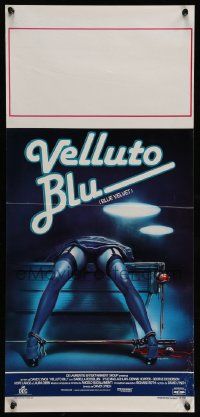 3x278 BLUE VELVET Italian locandina '86 directed by David Lynch, wild artwork by Enzo Sciotti!