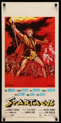 3x286 SPARTACUS Italian locandina R70s Stanley Kubrick, different art of Kirk Douglas!