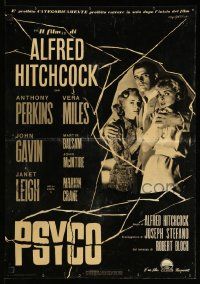 3x315 PSYCHO set of 2 Italian photobustas '60 Hitchcock, great images of Janet Leigh, Gavin, Miles