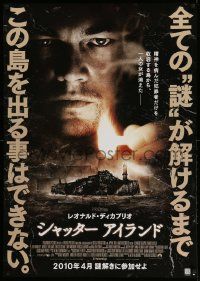 3x797 SHUTTER ISLAND advance DS Japanese 29x41 '10 Scorsese, DiCaprio, someone is missing!