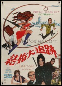 3x889 GIRL WITH THE PISTOL Japanese '69 sexy Italian Monica Vitti, Stanley Baker, great artwork!