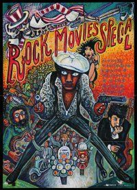 3x954 ROCK MOVIES SPECIAL Japanese '92 Jimmy Cliff and more, cool, colorful artwork by Cohjizukin!