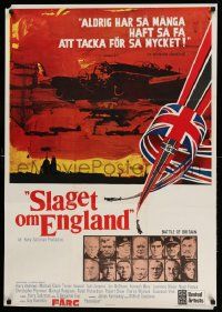 3x176 BATTLE OF BRITAIN Swedish '69 all-star cast in classic World War II battle!