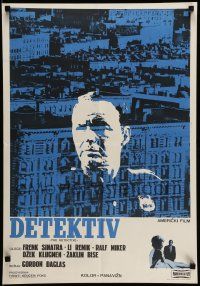 3x669 DETECTIVE Yugoslavian 19x28 '68 Frank Sinatra as gritty New York City cop, different!