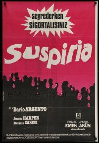 4b392 SUSPIRIA Turkish '77 classic Dario Argento horror, cool completely different art!