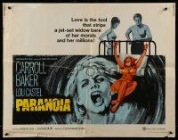 4c371 PARANOIA 1/2sh '69 x-rated Umberto Lenzi giallo sucks you into a whirlpool of erotic love!