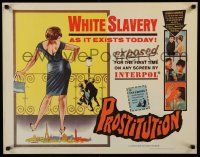 4c389 PROSTITUTION 1/2sh '65 shameful story of worldwide white slavery as it exists today!