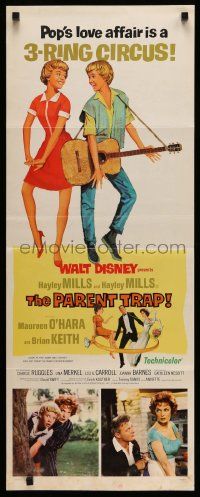 4c783 PARENT TRAP insert R68 Disney, Hayley Mills, Maureen O'Hara, Brian Keith!