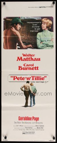 4c789 PETE 'N' TILLIE insert '73 naked Walter Matthau plays piano for Carol Burnett, Martin Ritt