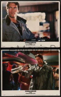 4f453 TERMINATOR 8 LCs '84 classic cyborg Arnold Schwarzenegger, Michael Biehn, Linda Hamilton!