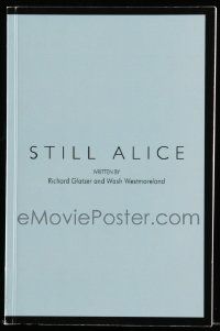 4g609 STILL ALICE For Your Consideration 5.5x8.5 script '14 screenplay by Glatzer & Westmoreland!