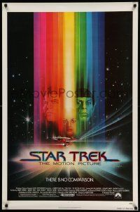 4k849 STAR TREK advance 1sh '79 Bob Peak art, Shatner, Nimoy, Khambatta, there is no comparison!