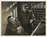 4s264 NANCY STEELE IS MISSING 11x14.25 still '37 Peter Lorre & angry Victor McLaglen in prison!