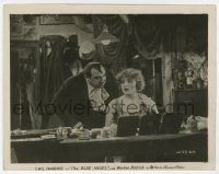 4x115 BLUE ANGEL 8x10.25 still '30 Kurt Gerron looks surprised at Marlene Dietrich at vanity!