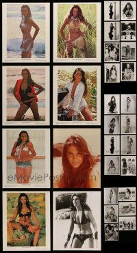 5a383 LOT OF 30 8x10 REPRO CAROLINE MUNRO COLOR AND BLACK & WHITE STILLS '80s sexy portraits!